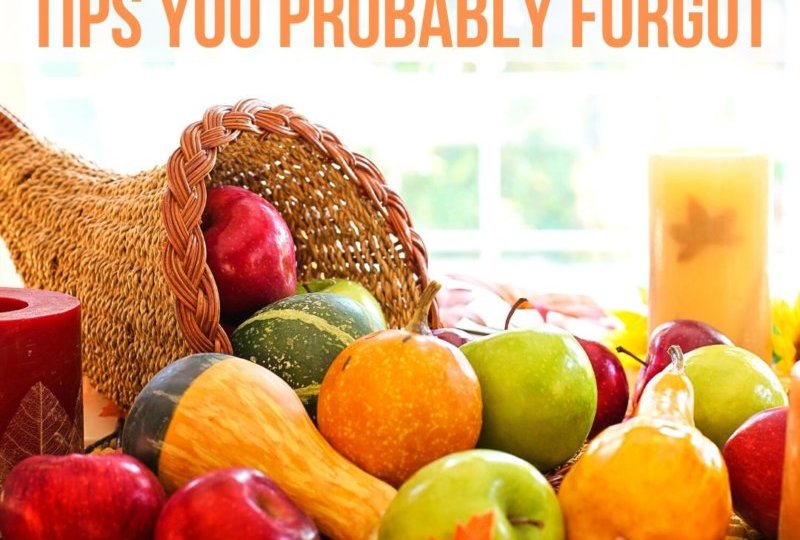 Thanksgiving Cleaning Tips You Probably Forgot