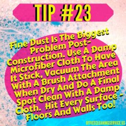 Post Construction Cleaning Tip 23