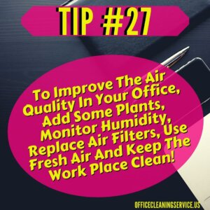 Improve Air Quality In The Office
